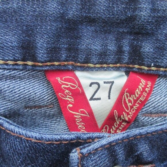 LUCKY BRAND VINE LOLA STRAIGHT JEANS SIZE 27 - Picture 2 of 10